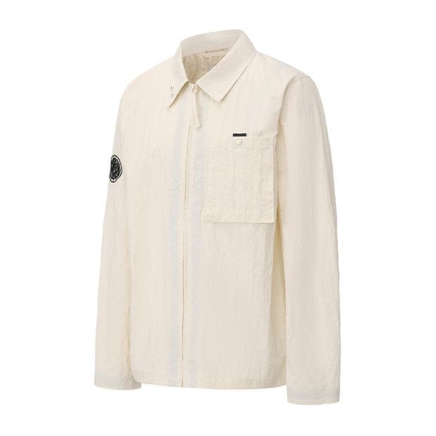 Ecru - Pretty Green - Heaton Overshirt Mens