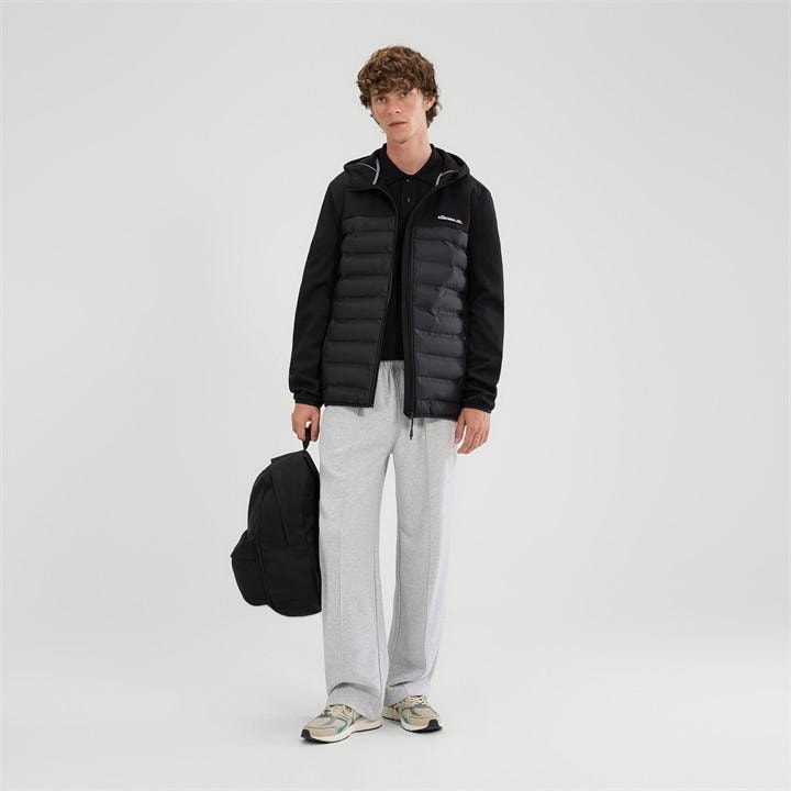 Ellesse Men's Black Cassiano Puffer Jacket in Size XL, Sports Direct