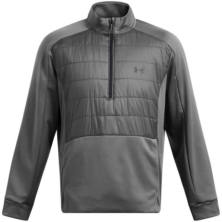 Under Armour Men's Grey Performance Fleece Moisture-Wicking Training Jacket in Size XL, Sports Direct