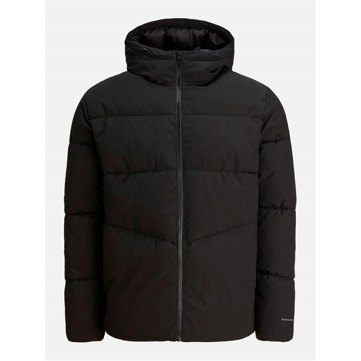 Jack And Jones Men's Black Global Jacket Short Puffer Jacket Plus in Size 2XL, Sports Direct