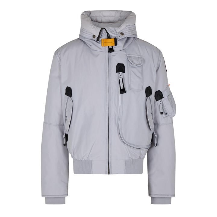Parajumpers Girls Grey Kids' Gobi Duck Down Hooded Short Puffer Jacket in Size 9 - 10 Years, Sports Direct