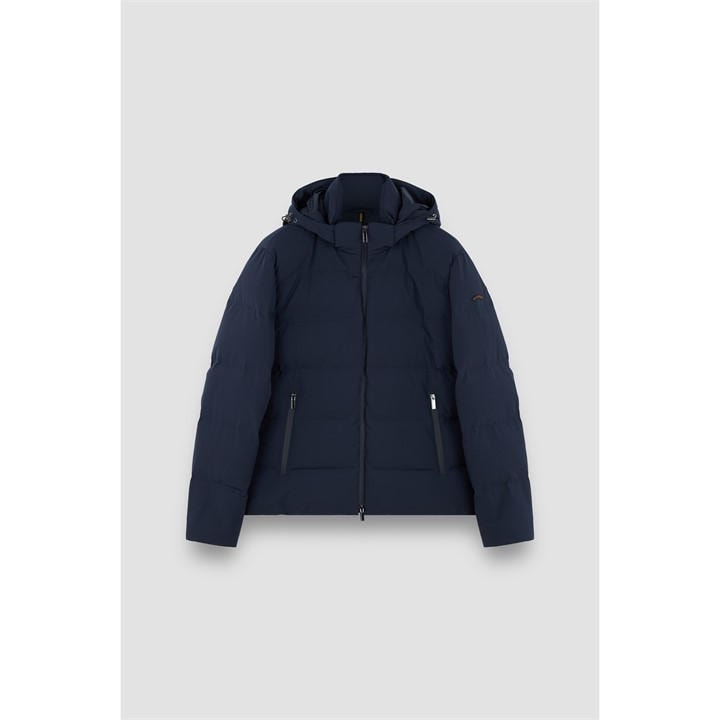 Paul And Shark Men's Blue Typhoon Short Puffer Jacket in Size 2XL, Sports Direct