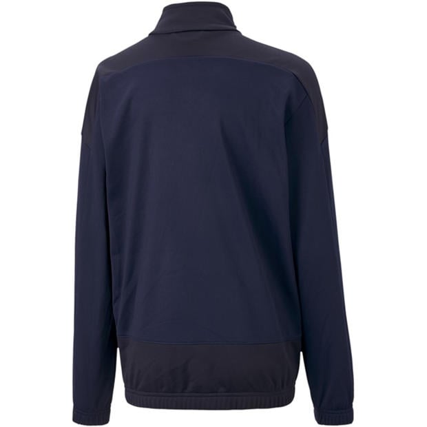 Peačík/Modrá - Puma - Kids' Team Goal Long Sleeve Performance Training Jacket