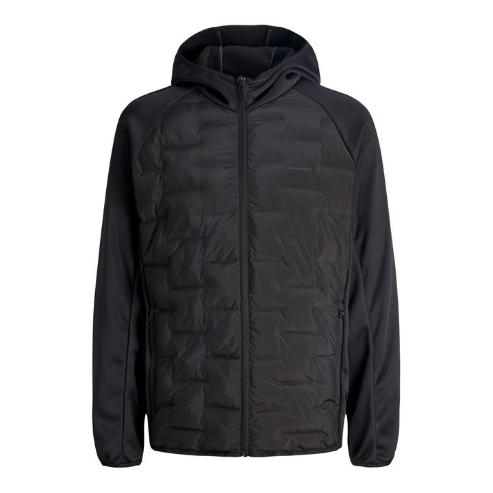 Jack And Jones Men's Black Perfect Hybrid Jacket in Size 2XL, Sports Direct