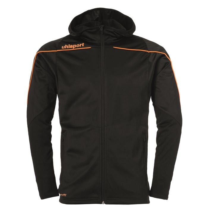 Uhlsport Men's Black Stream 22 Performance Training Jacket in Size XL, Sports Direct
