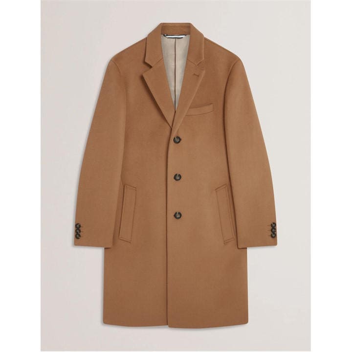 Ted Baker Men's Brown City Overcoat in Size M, Sports Direct