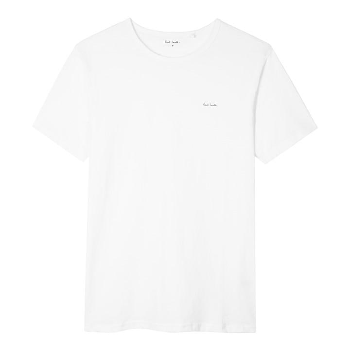 Paul Smith Men's White Regular Fit Chest Logo T-Shirt 2XL