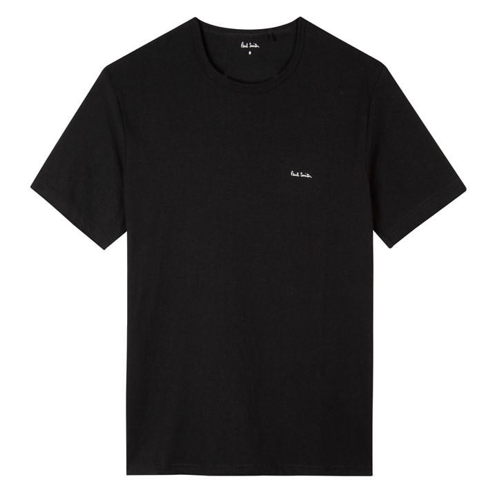 Paul Smith Men's Black Regular Fit Chest Logo T-Shirt in Size 2XL, Sports Direct