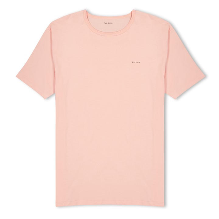 Paul Smith Men' Pink Regular Fit Chest Logo T-Shirt in Size S, Sports Direct