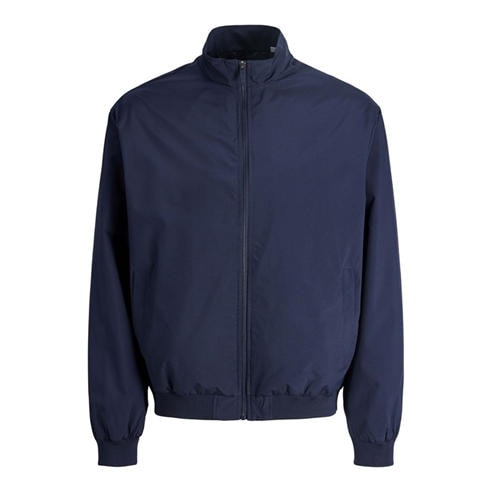 Jack and Jones - Men's Charge Full-Zip Stand-Collar Bomber