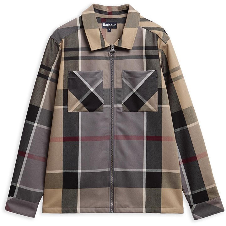 Barbour Men's  Ettrick Overshirt in Size M, Sports Direct