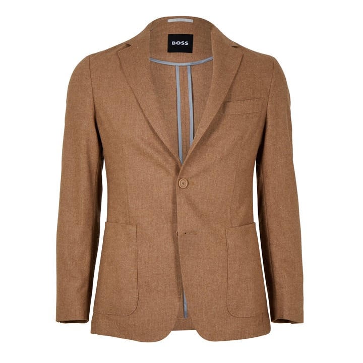 Boss Men's Beige Hanry Tailored Blazer in Size M, Sports Direct
