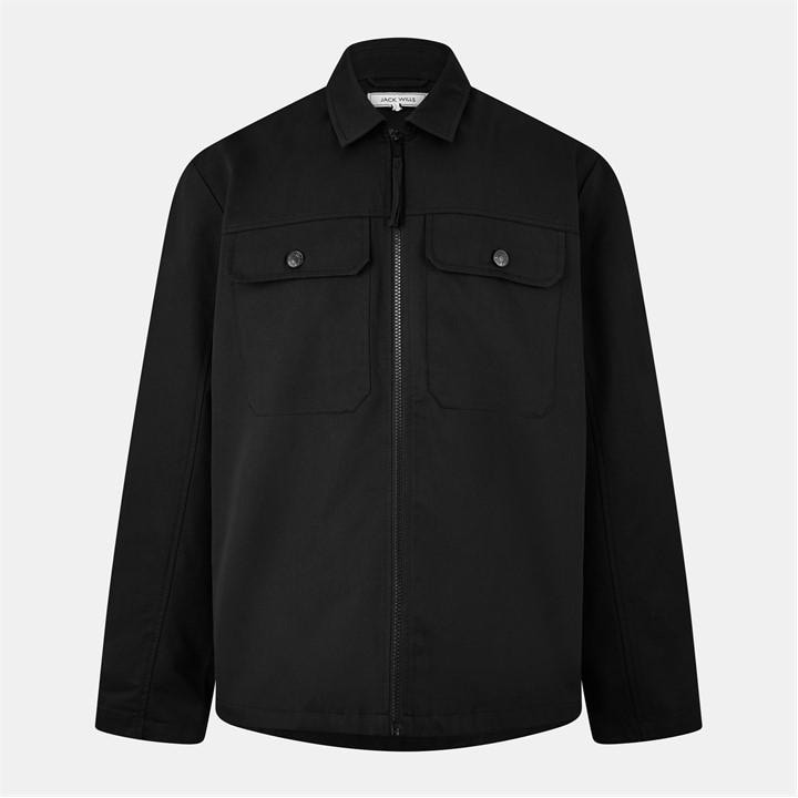 Jack Wills Men's Shire Utility Overshirt - Black - 2XL - Image 2