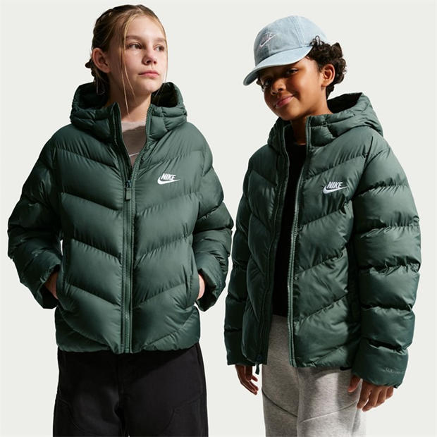 Camo Green - Nike - Loose-Fit Puffer Jacket Juniors