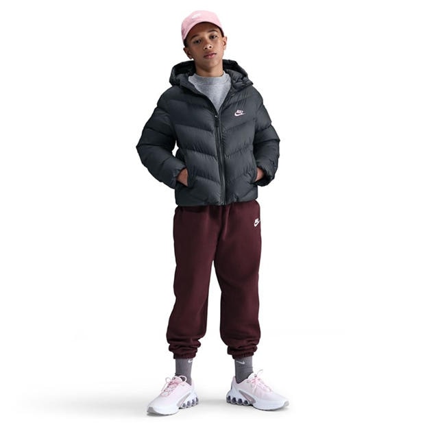 Black/Pink - Nike - Loose-Fit Puffer Jacket Juniors