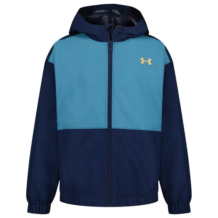Under Armour Boys Black Kids' Rain Anorak Jacket in Size 13 - 14 Years, Sports Direct