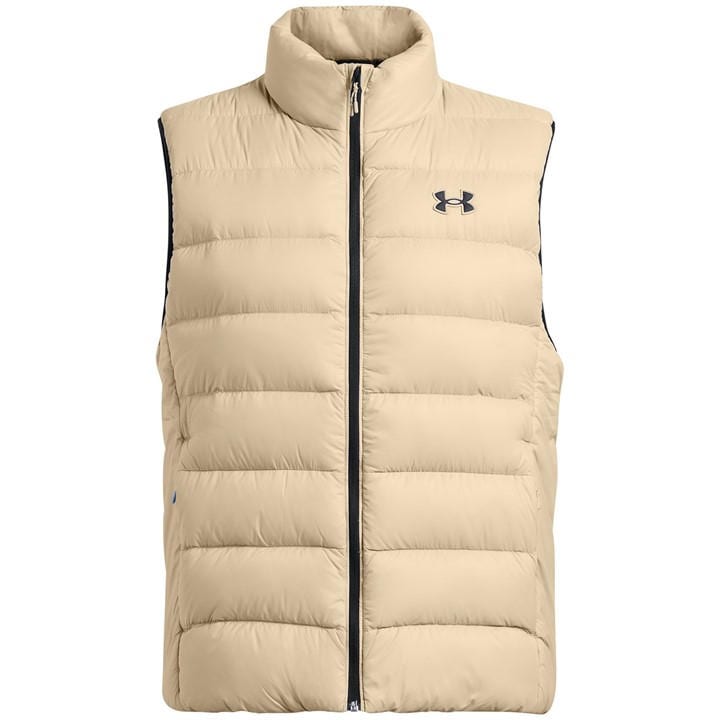 Under Armour Men's Brown Legend Down Water-Repellent Heavyweight Gilet in Size L, Sports Direct