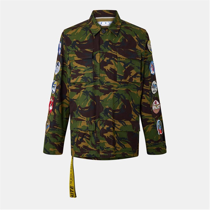 Off White Men's  - Technical Weather Resistant Field Jacket in Size XS, Sports Direct