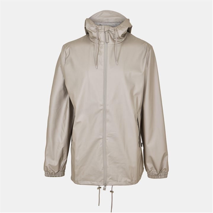 Rains Men's Silver Storm Breaker Waterproof Jacket in Size L, Sports Direct