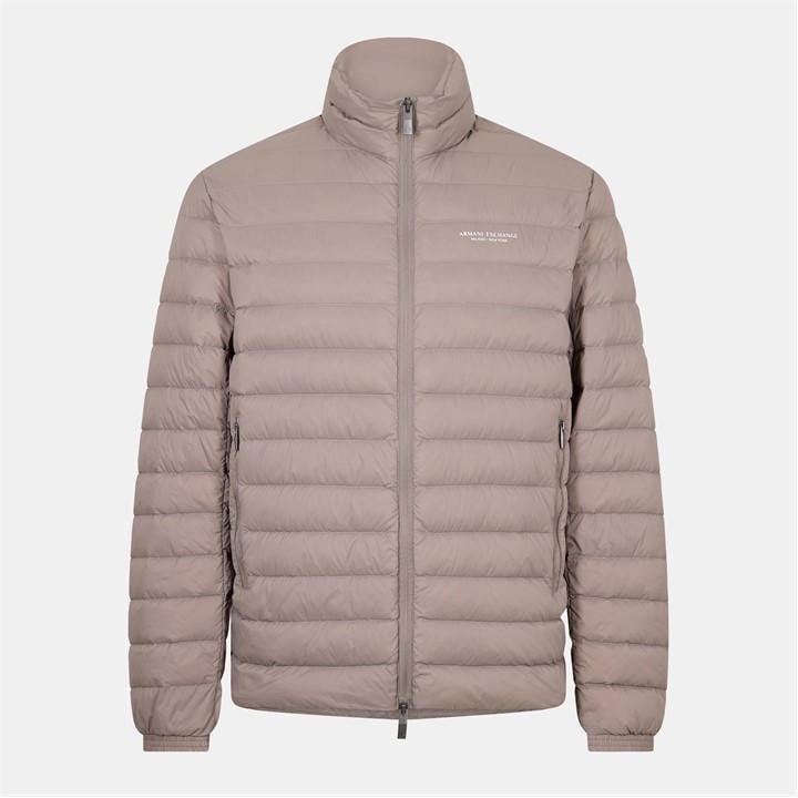 Armani Exchange Men's Beige Down Short Puffer Jacket in Size XL, Sports Direct