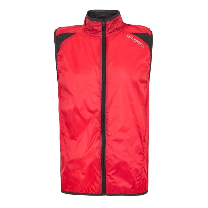 Diadora Men's Red U.vest Team Gilet in Size L, Sports Direct