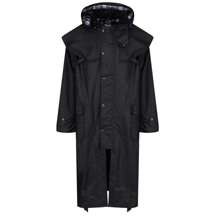 Regatta Men' Black Cranbrook Weatherproof Wax Jacket in Size S, Sports Direct