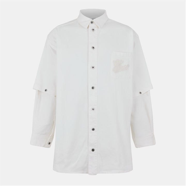 Off White Men's White Off Relaxed Fit Overshirt in Size XS, Sports Direct