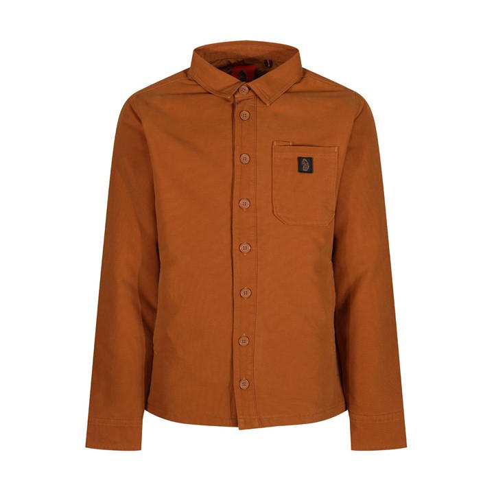 Luke Men's Brown Bala Shacket Extra Small