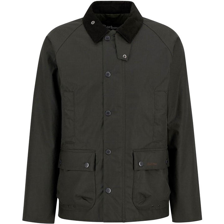 Barbour Men' Green Modern Beaufort Waxed Jacket in Size S, Sports Direct