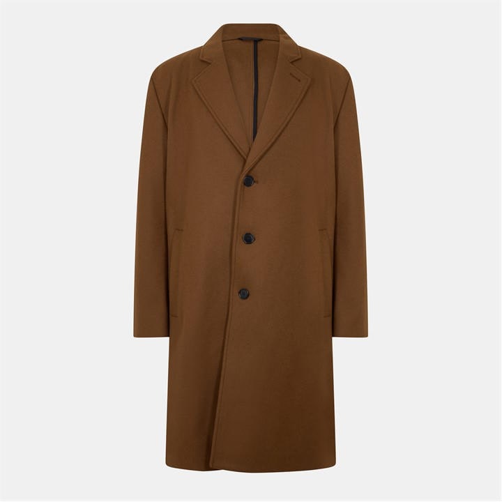 Hugo Men's Orange Malox2341 Overcoat in Size M, Sports Direct