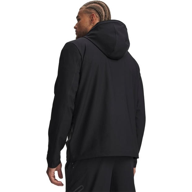 Black/Black - Under Armour - Men's Unstoppable Woven Performance Training Jacket