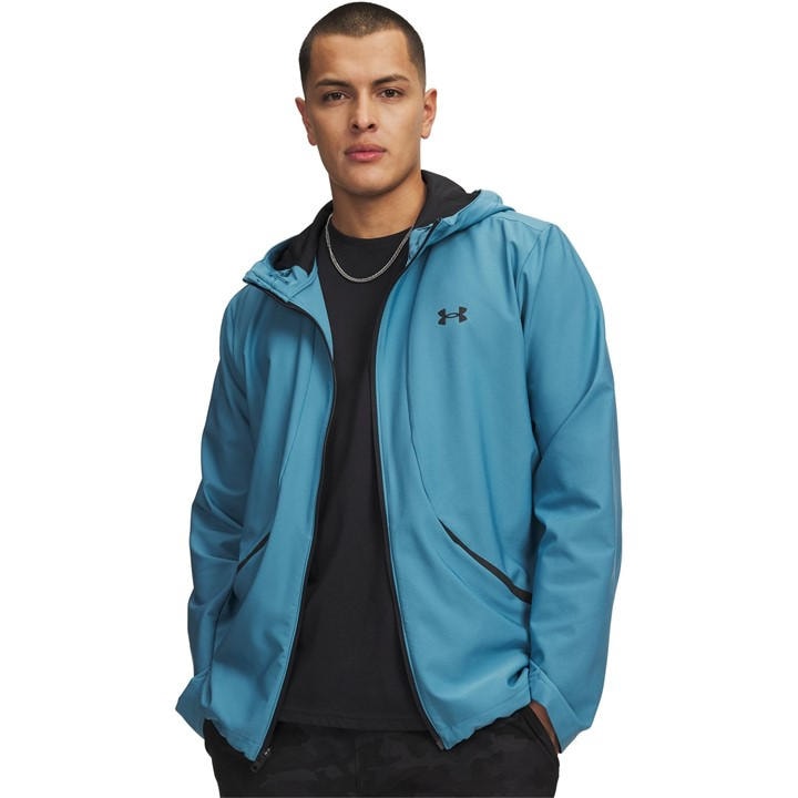 Under Armour Men's Blue Unstoppable Woven Performance Training Jacket in Size XL, Sports Direct