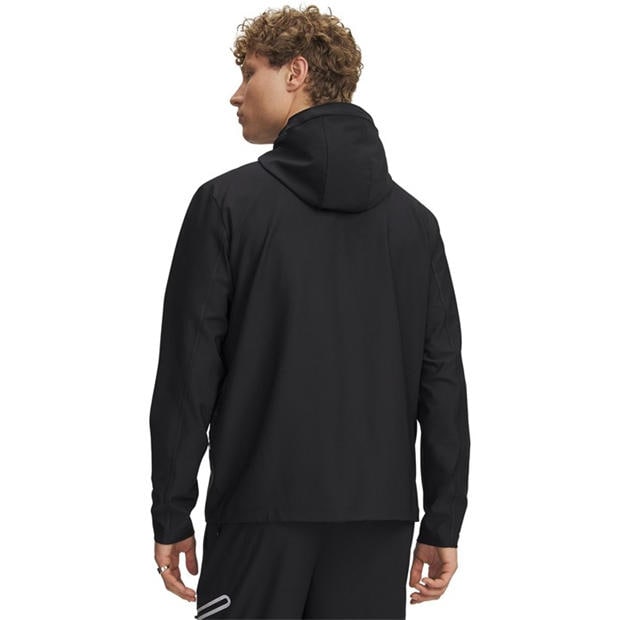 Black/Silver - Under Armour - Men's Unstoppable Woven Performance Training Jacket