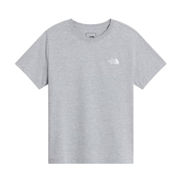 Grey Hthr CQO - The North Face - Simple Dome Regular Fit T-Shirt Juniors