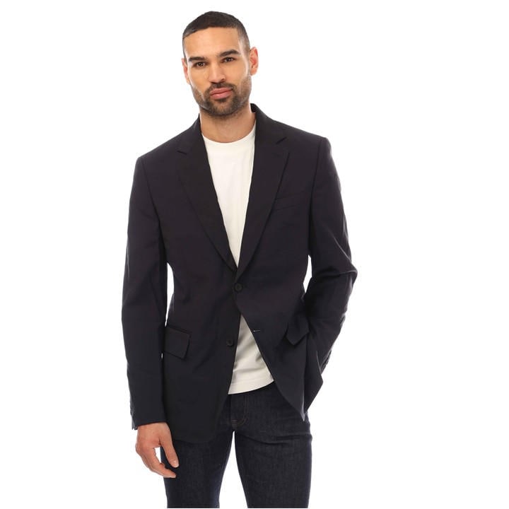 Lacoste Men's Blue Structured Classic Blazer in Size 4XL, Sports Direct