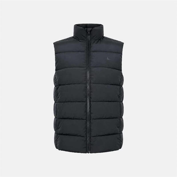 Black - Jack Wills - Men's Kershaw Lightweight Water Resistant Puffer Gilet