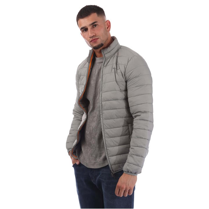 Aquascutum Men's Grey Long Sleeve Medium Puffer Jacket in Size XL, Sports Direct