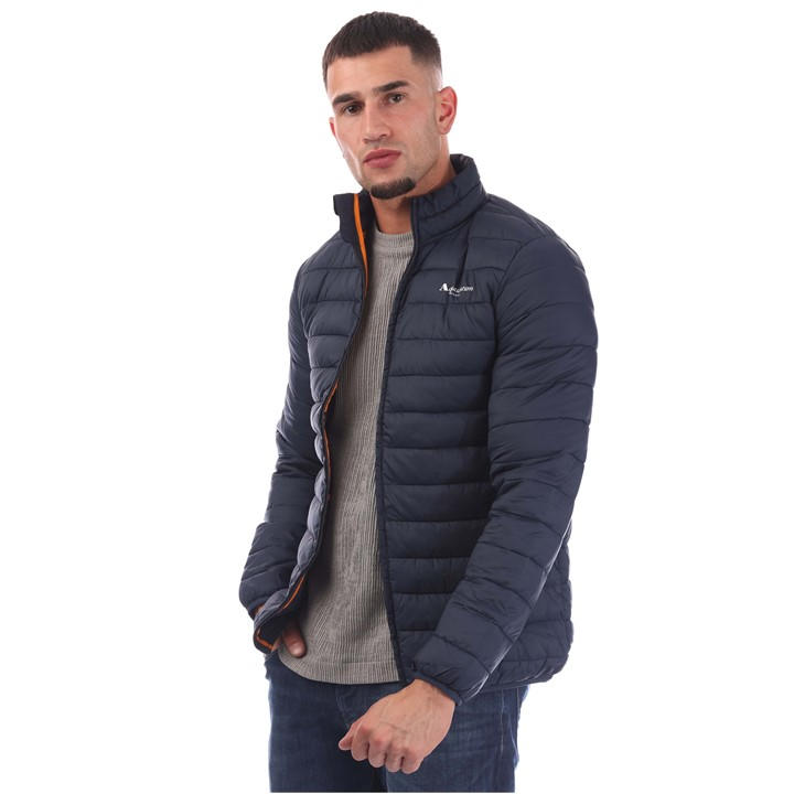 Aquascutum Men's Blue Long Sleeve Medium Puffer Jacket in Size XL, Sports Direct