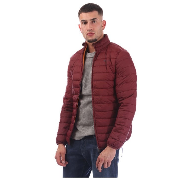 Aquascutum Men's Blue Long Sleeve Medium Puffer Jacket in Size XL, Sports Direct