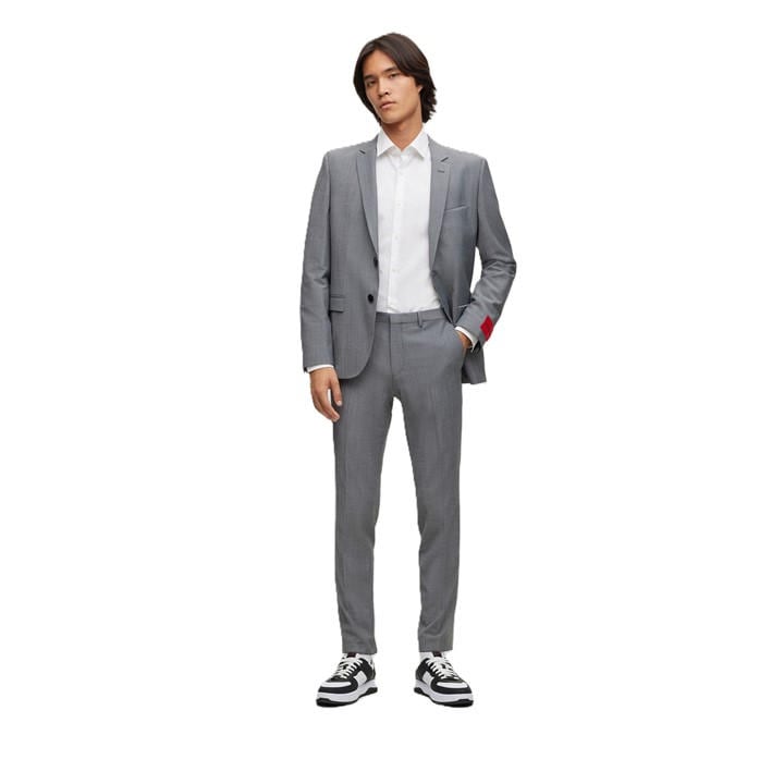 Hugo Men' Grey Tailored Blazer in Size S, Sports Direct
