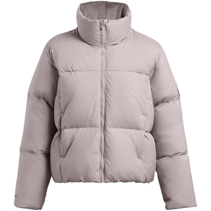 Under Armour Women's Grey Limitless Weather-Resistant Puffer Jacket in Size 14, Sports Direct