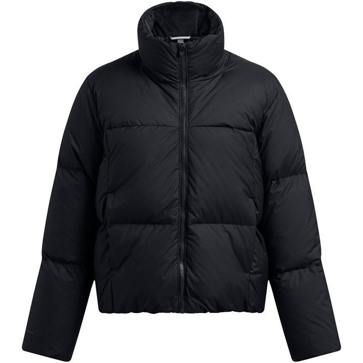 Under Armour Women's Black Limitless Weather-Resistant Puffer Jacket in Size 8, Sports Direct