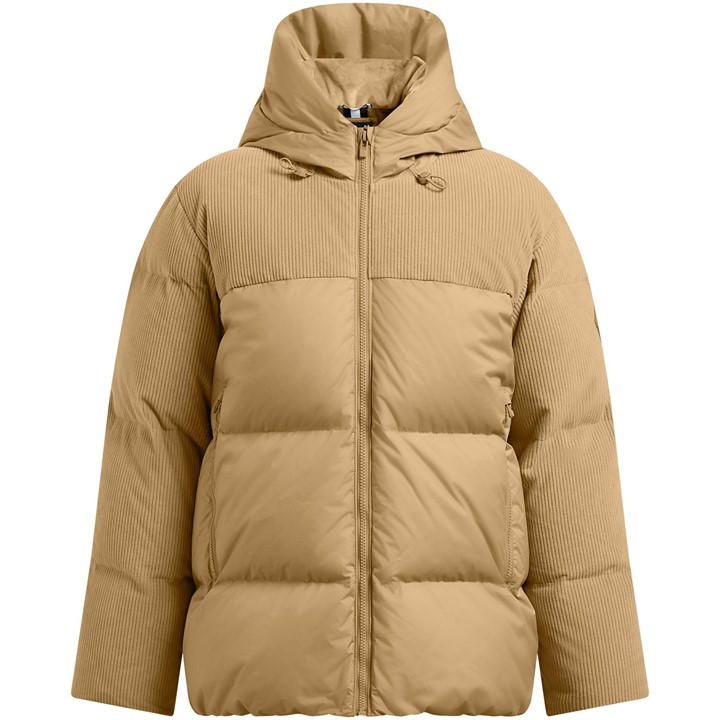 Under Armour Women's Brown Limitless Cord Quilted Heavyweight Puffer Jacket in Size 8, Sports Direct