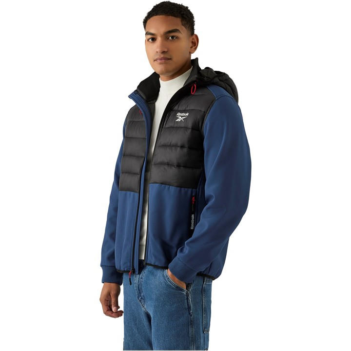 Reebok Men's Blue Water-Resistant Rain Anorak in Size M, Sports Direct