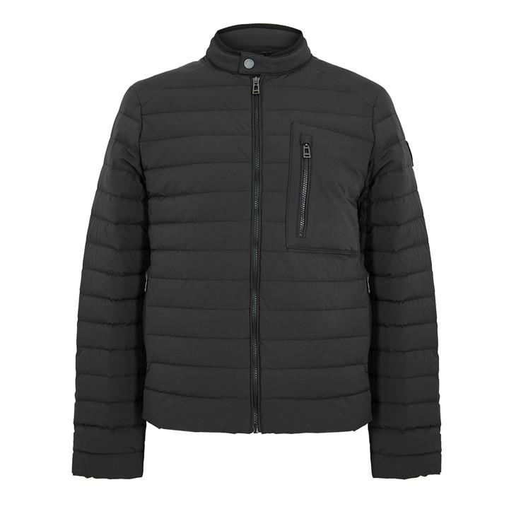Belstaff Men's Black Insulated Short Puffer Jacket in Size 3XL, Sports Direct