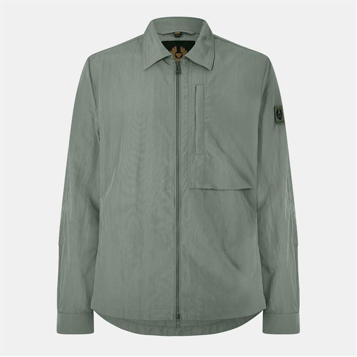 Belstaff Men' Green Overshirt in Size S, Sports Direct