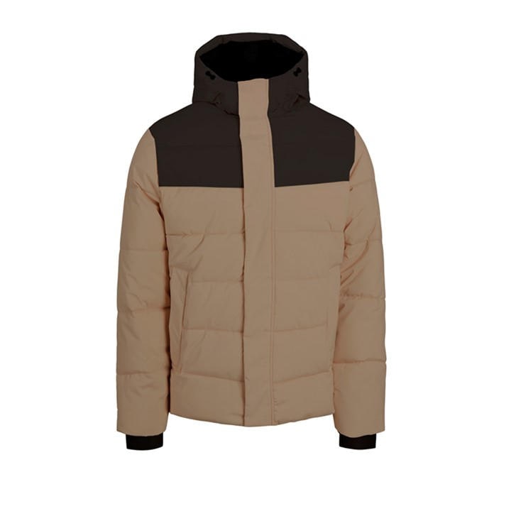 Jack And Jones Men's Beige Clean Puffer Large