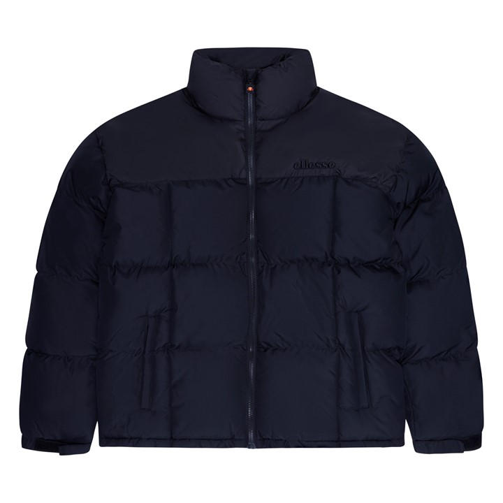 Ellesse Men's Black Rene Quilted Jacket in Size M, Sports Direct