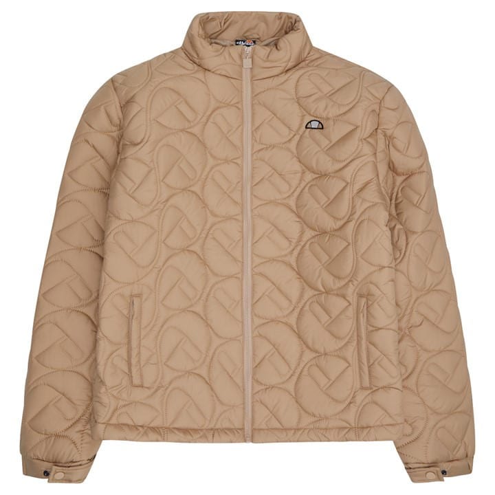 Ellesse Men's Neutral Vill Quilted Jacket in Size 2XL, Sports Direct