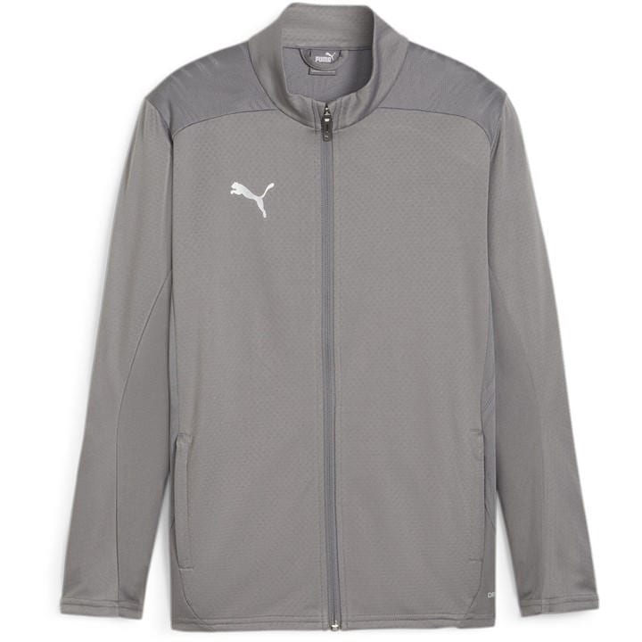 Puma Boys Grey Kids' Teamfinal Moisture-Wicking Performance Training Jacket in Size 14 Years, Sports Direct